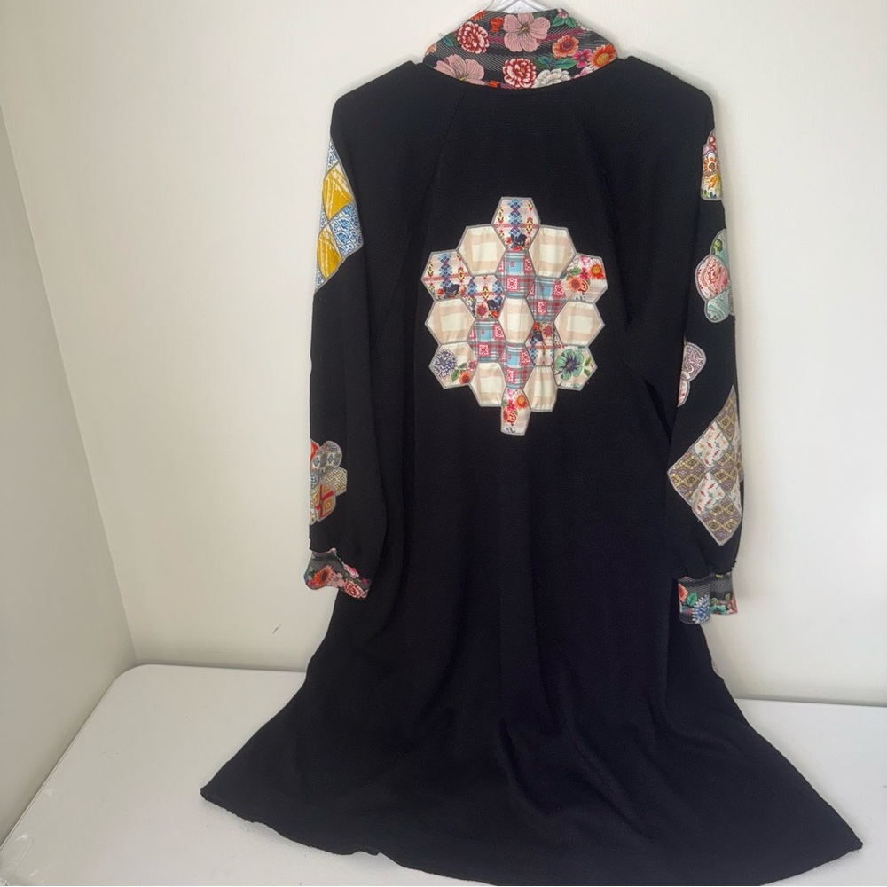 BIYA JOHNNY WAS GLINDA APPLIQUE JACKET sz M - Picture 8 of 8
